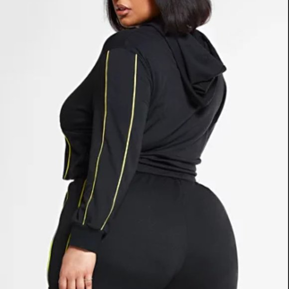 #11❤️ NEW FTF DANI ACTIVE HOODIE WITH PIPING DETAIL - Picture 3 of 3